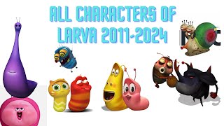 All characters of larva tuba 2011-2024