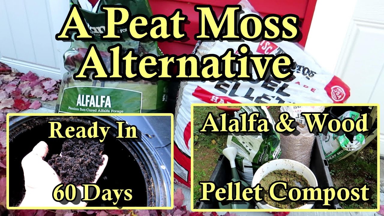 How to Make an Alfalfa Pellet & Wood Pellet AllPurpose Compost A Peat