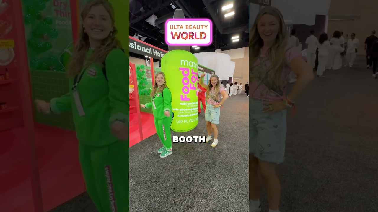 MATRIX AT ULTA BEAUTY WORLD!💚✨ do you think my aura is accurate?😝 