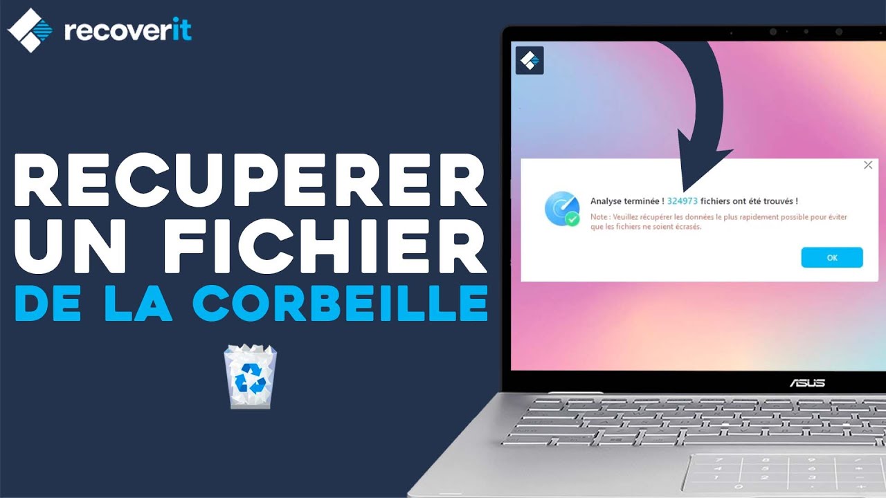 Comment récupérer des fichiers supprimés de la corbeille sur Windows