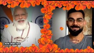 look at,How did Virat Kohli put his point in front of PM Modi?