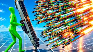 1 ZOMBIE SHIELD vs ALL GODS - Totally Accurate Battle Simulator TABS