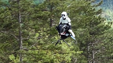 Volonaut Airbike - Real-life Speeder Bike Forest Chase
