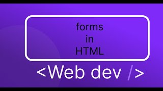 Mastering HTML Forms: part one
