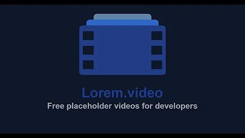 lorem.video - Free Placeholder Videos for Developers