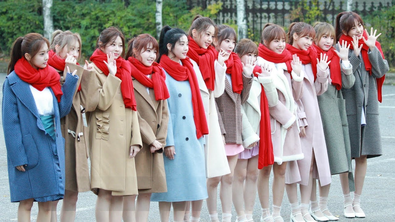 181102 아이즈원(IZONE) 출근길 - kbs 뮤직뱅크