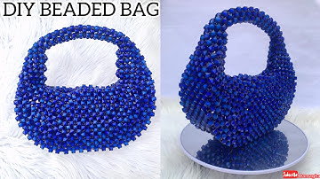 EASIEST MAKING DESIGNED HANDMADE BEADED BAG / WELL DETAILED TUTORIAL.