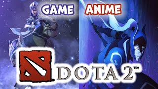 Dota: Dragon's Blood | Dota 2 | Anime VS Game | Dota 2 Characters in Cartoon