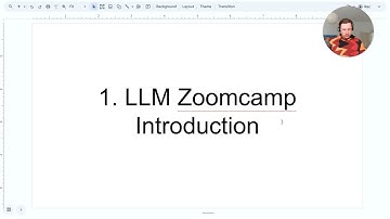 LLM Zoomcamp 1.1 - Introduction to LLM and RAG