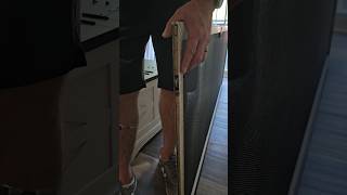 How to fix/replace wheels in sliding screen door #diy #home repair