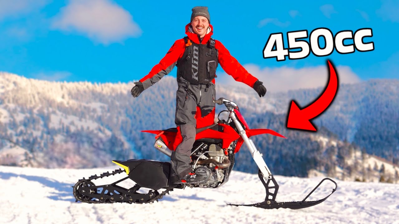 I BUILT THE ULTIMATE MINI SNOWBIKE