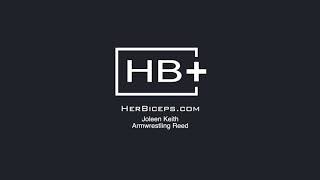 Starke Frau Armdrücken