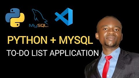 Make a To-do List App with Python and MySQL
