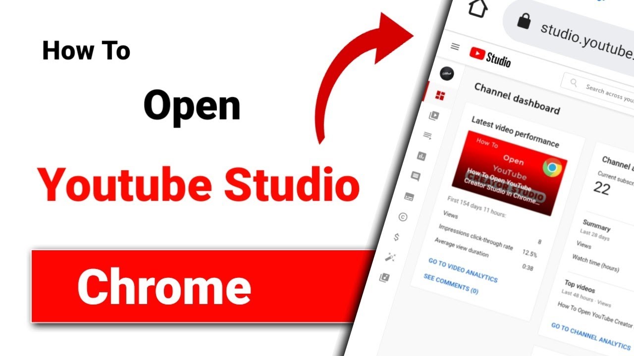 How to Open  Studio on Chrome 