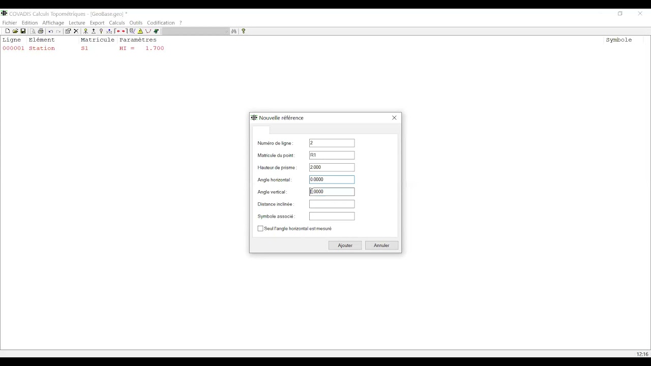 Editeur géobase (1ère partie)