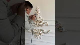 How To Make Decorative Plaster Moulding For Bedroom False Ceiling | Dezin