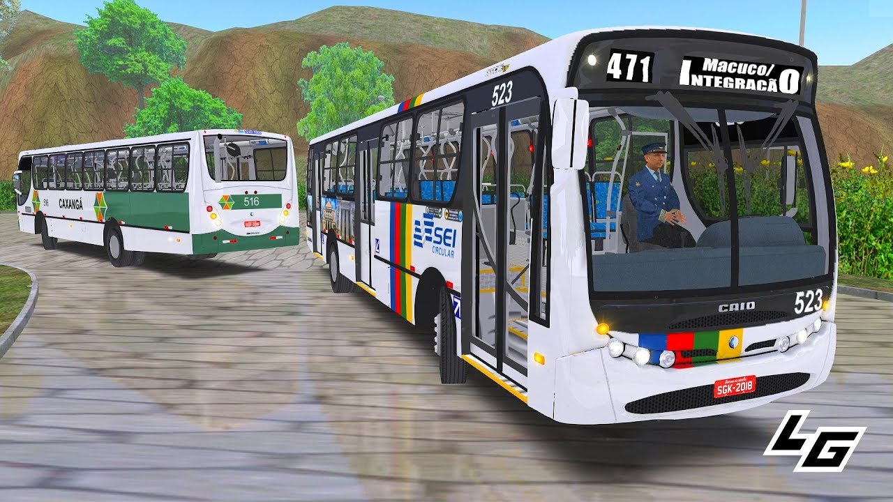 🔴[OMSI 2] Caio Apache Vip I OF-1418 - 5 Marchas +G27 | padrão Recife - Mapa Vale do Aço L471