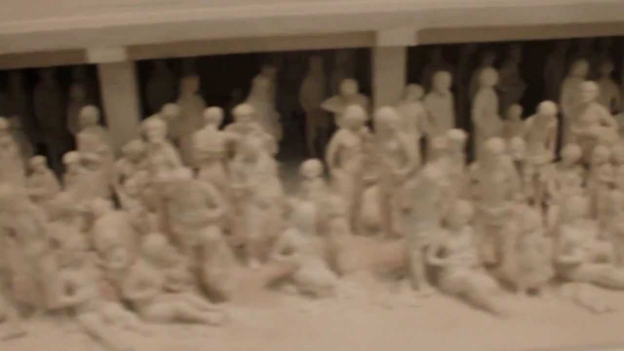 Scale Model Of Auschwitz Nazi Gas Chamber Youtube