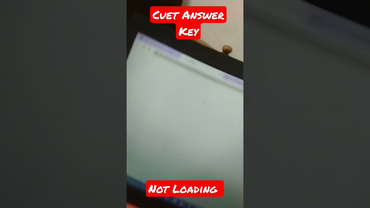 cuet answer key not loading cuet answer key out cuet result