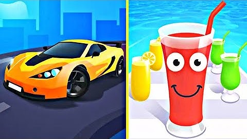 Juice run vs Race master 3d ALL level gameplay Android iOS walkthrough New update