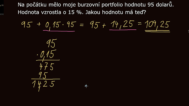 Růst vyjádřený procentuálně | Procenta | Pokročilá aritmetika | Matematika | Khan Academy