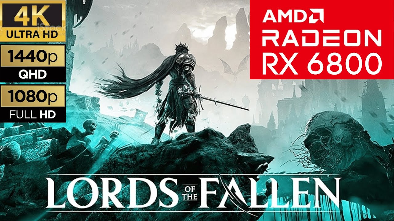 LORDS OF THE FALLEN NO XEON 2667 V4 + RX 6800 XT LUCBIT DO ALIEXPRESS, SERÁ  QUE RODOU BEM? 