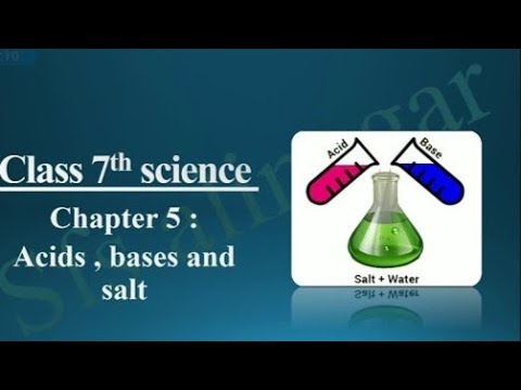 Acids Bases And Salt | Class 7 Science | Chapter 5 | Part 1 - YouTube