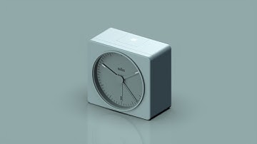 Fusion 360 Quick Process - Braun Clock