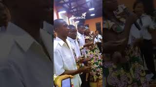 célébration de l'ascension du christ, Belabo animée par la chorale estudiantine