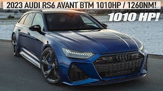 1010HP(!) 2023 AUDI RS6 AVANT BTM TURBO - INSANE NUMBERS! In Detail with sounds and accelerations