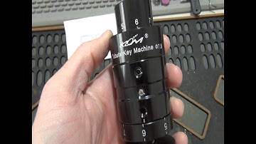 Klom Tubular Key Machine Code Cutter Demo & Review