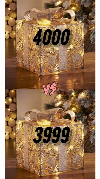 4000 vs 3999 #mygifts #giftbox #lifeisbutadream #chooseonering #giftpackaging #giftwrapping