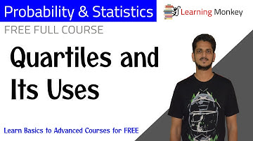 Quartiles and Its Uses || Lesson 17 || Probability & Statistics || Learning Monkey ||