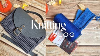 Knitting vlog | Моє в'язання за жовтень | Просування по процесах | Маленькі покупки
