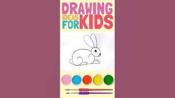 how to draw rabbit drawing from 22 number easy step by step, Easy Drawing For Kids