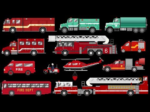 fire-vehicles-2---emergency-trucks-&-apparatus---the-kids'-picture-show