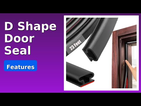 D Shape Door Rubber Seal Strip