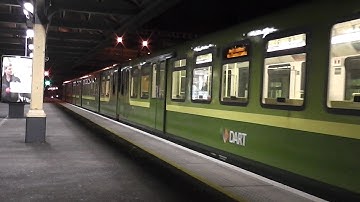 IE 8100 Class Dart Train number 8127 - Bray Daly Station, Wicklow
