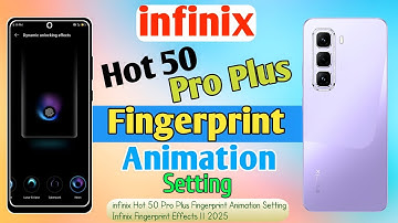 How To infinix Hot 50 Pro Plus Fingerprint Animation Setting/Infinix Fingerprint Effects || 2025