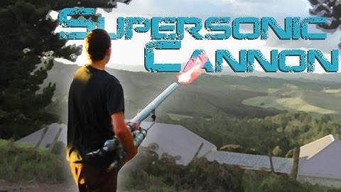 Supersonic Golf ball Cannon