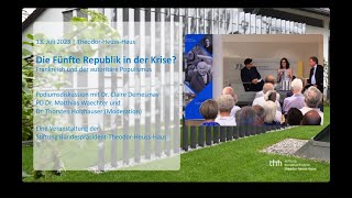 Die Fünfte Republik in der Krise? | Claire Demesmay, Matthias Waechter, Thorsten Holzhauser