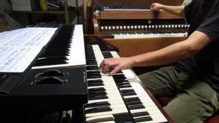 Video thumbnail of "David German, Festive Trumpet Tune. Hammond and synths: Ivan Furlanis"