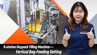 Rotary Premade Pouch Packing Machine Setup | Vertical Bag Slot Adjustment