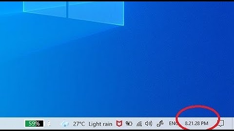 How to Show Seconds in Windows 10, windows 7 Taskbar Clock