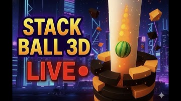 🔴 STACK BALL 3D NO FAIL RUN 😍 | LIVE #gaming #stackball #livegaming