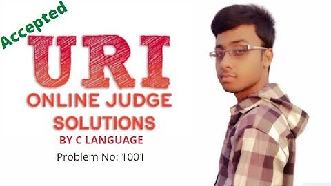 URI Online Judge Solution - 1001 With C Programming Language.