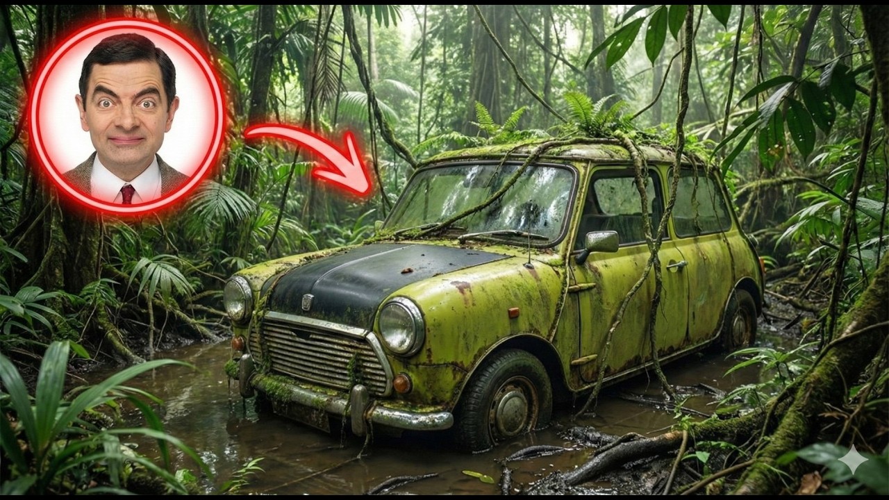 Rescuing Mr. Bean's Mini From the Jungle! (ASMR Full Rebuild) 🌿abandoned car restoration