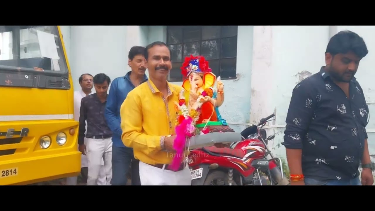 Ganesh Visharjan 2023, Indore Mahavidhyalay Indore, #ganpatibappamorya #ganeshvisarjan