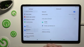 How to Connect a Bluetooth Device to REDMI Pad Pro