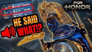 TOXIC Gamer Challenged Me… Then Regretted It | For Honor